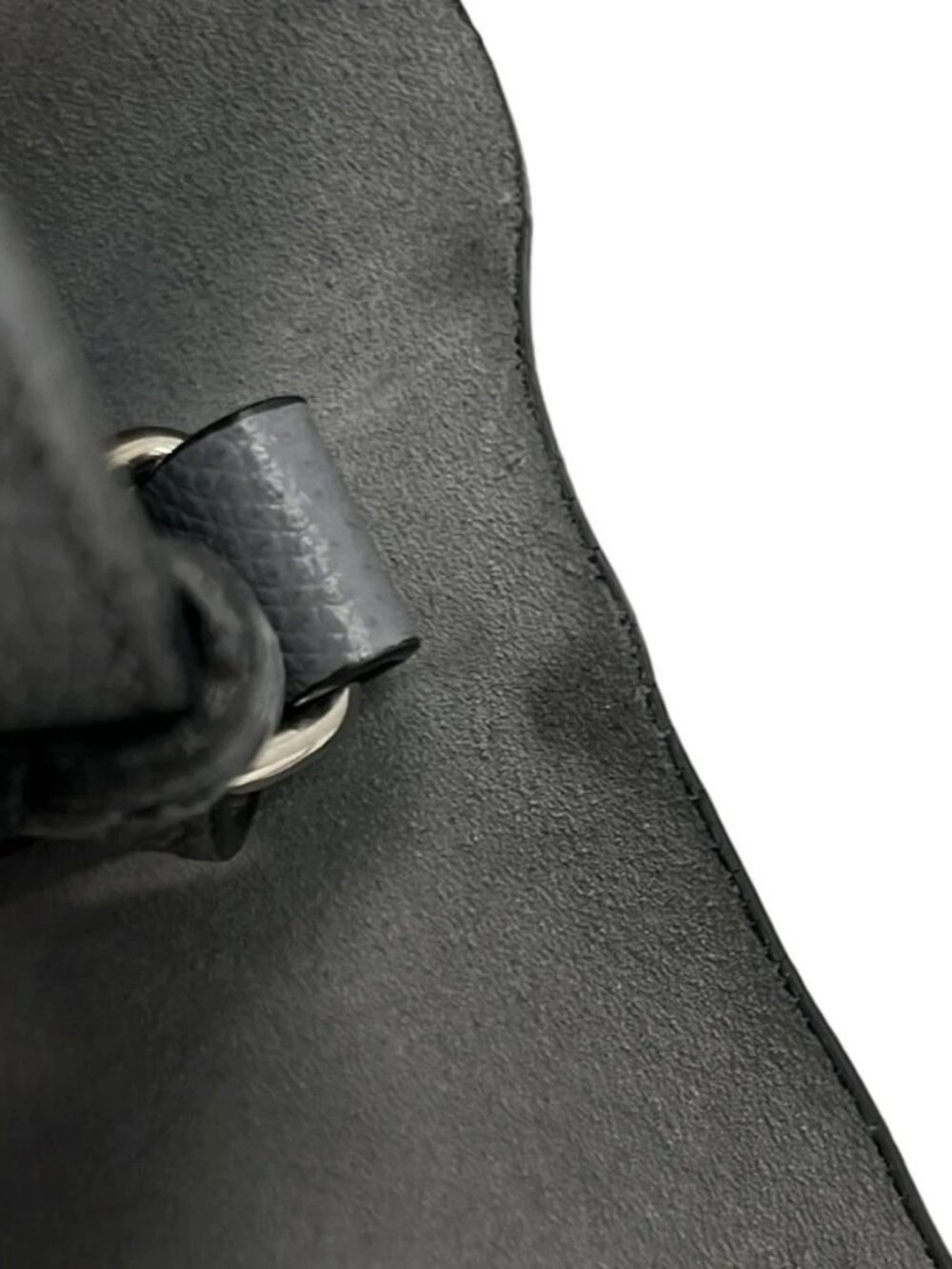 CELINE Vertical Cabas Small Gray Leather Tote Bag - Picture 11 of 11